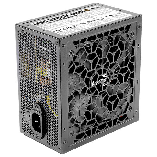 фото Блок питания atx aerocool aero bronze 650m 4710562755053 650w, active pfc, 120mm fan, 80+ bronze, fully modular