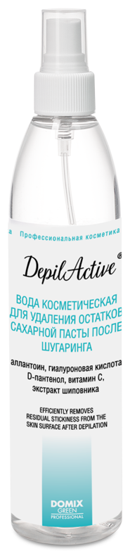 Domix, Вода для удаления остатков сахарной пасты DepilActive, 320 мл