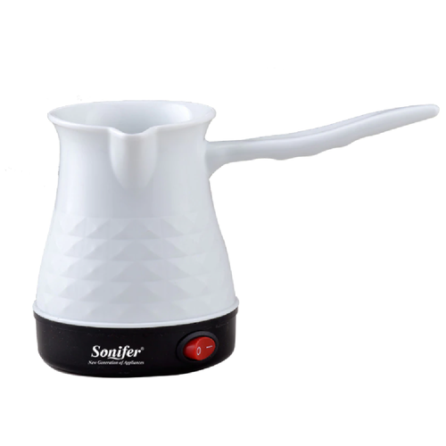 Турка, кофеварка электрическая Coffee Pot Sonifer SF-3524, цвет - белый