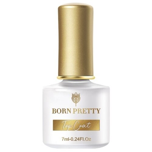 Born Pretty Верхнее покрытие Nano-plated crystal top coat, прозрачный, 7 мл