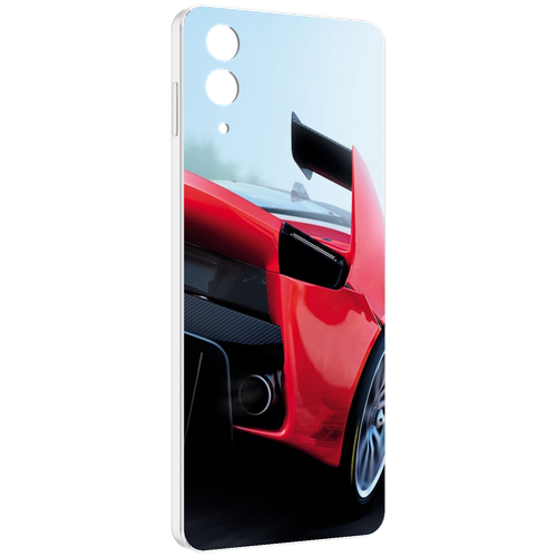 Чехол MyPads Крыло-машины мужской для Samsung Galaxy Z Flip 4 (SM-F721) задняя-панель-накладка-бампер