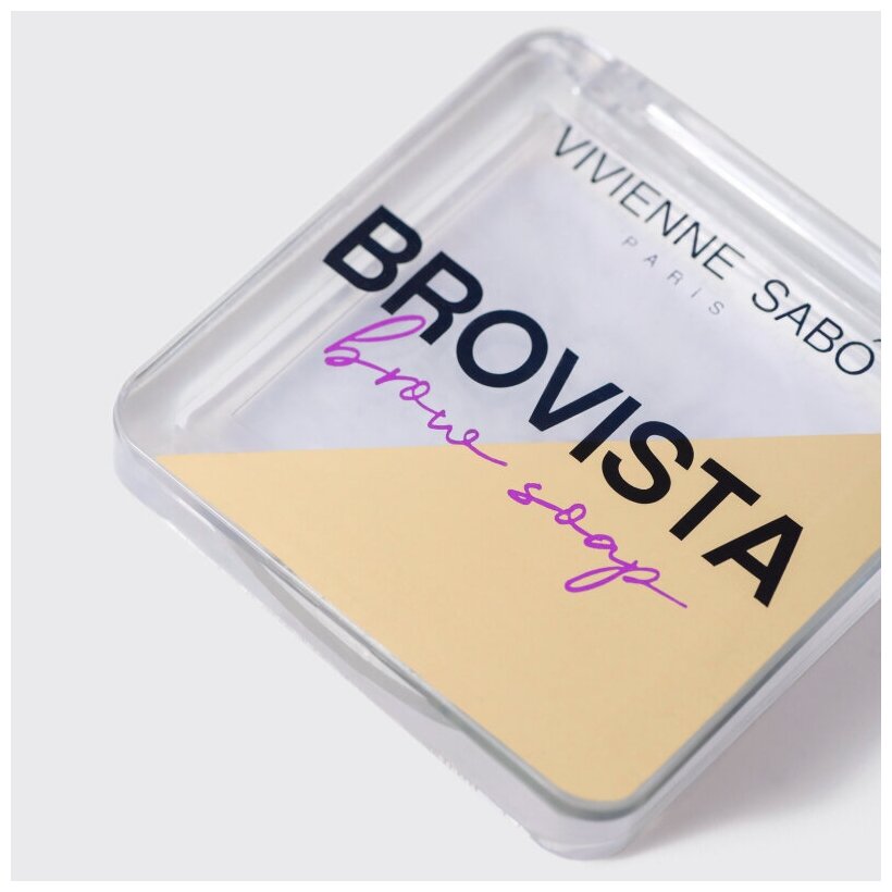 Фиксатор для бровей Vivienne Sabo Brovista brow soap - фото №3