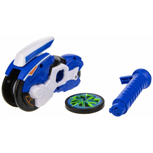 машина hot wheels spin racer ночной форсаж пусковой механизм с диском игрушка для детей 1toy Набор машин Hot Wheels Spin Racer Ночной Форсаж Т19366, 12 см, синий