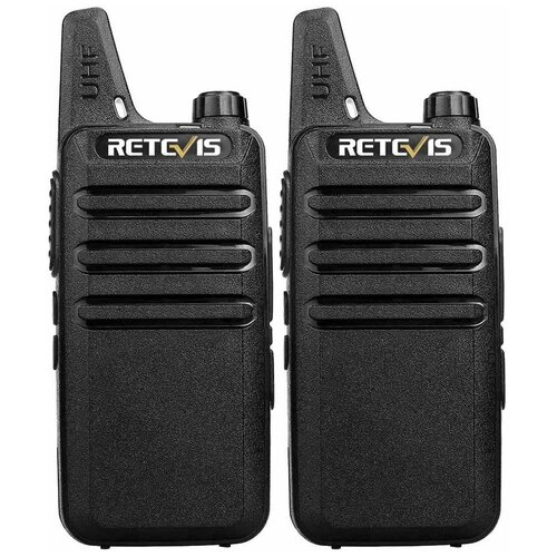 Рации Retevis R22622 без лицензии, PMR / UHF 400-480MHz, 16 каналов, пылевлагозащита IP54. Комплект из 2-х штук