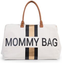Сумка для мамы Childhome Mommy Bag Canvas off white Stripes
