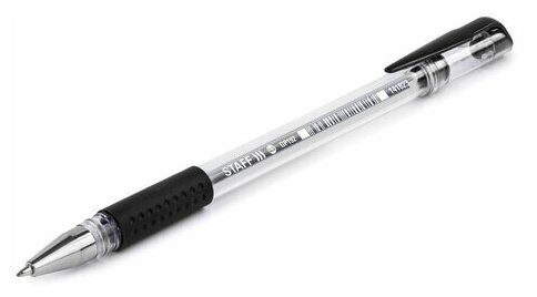 Ручка гелевая STAFF 0.5мм чёрная 141823 - фото №5