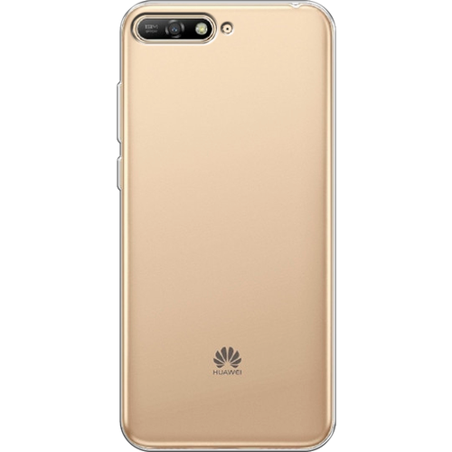 Силиконовый чехол на Huawei Y6 2018 / Хуавей Y6 2018, прозрачный