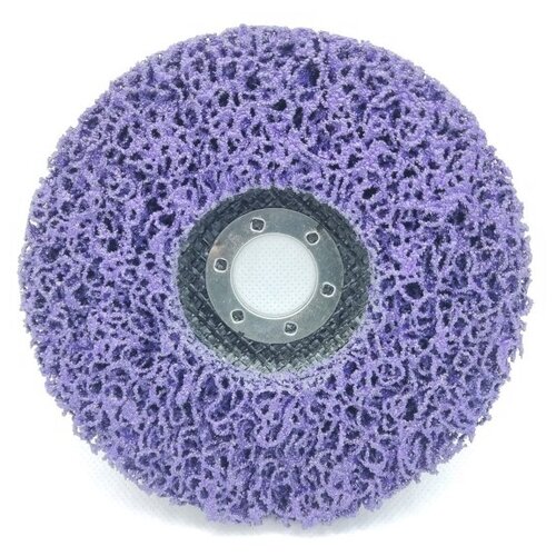 Круг-диск шлифовальный коралловый зачистной для УШМ 125х22 фиолетовый (жёсткий) Josili 15600-61