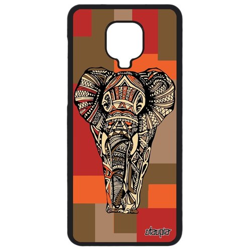 фото Чехол на смартфон redmi note 9 pro, "слон" elephant древний utaupia