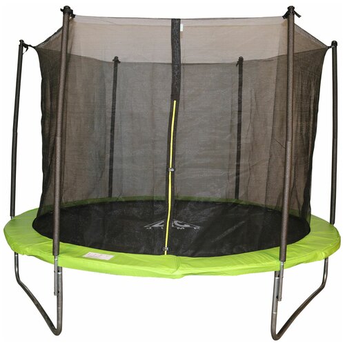 Каркасный батут DFC Jump 14ft складной c сеткой 427х427х265 см , green apple eclipse батут eclipse space military 14ft