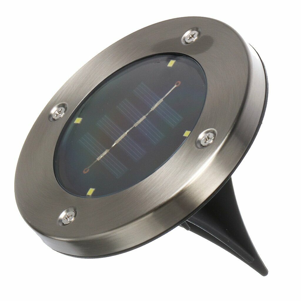 ЭРА Садовый светильник на солнечной батарее ERAST040-08 светодиодный, цвет арматуры: черный, цвет плафона серый - фотография № 9