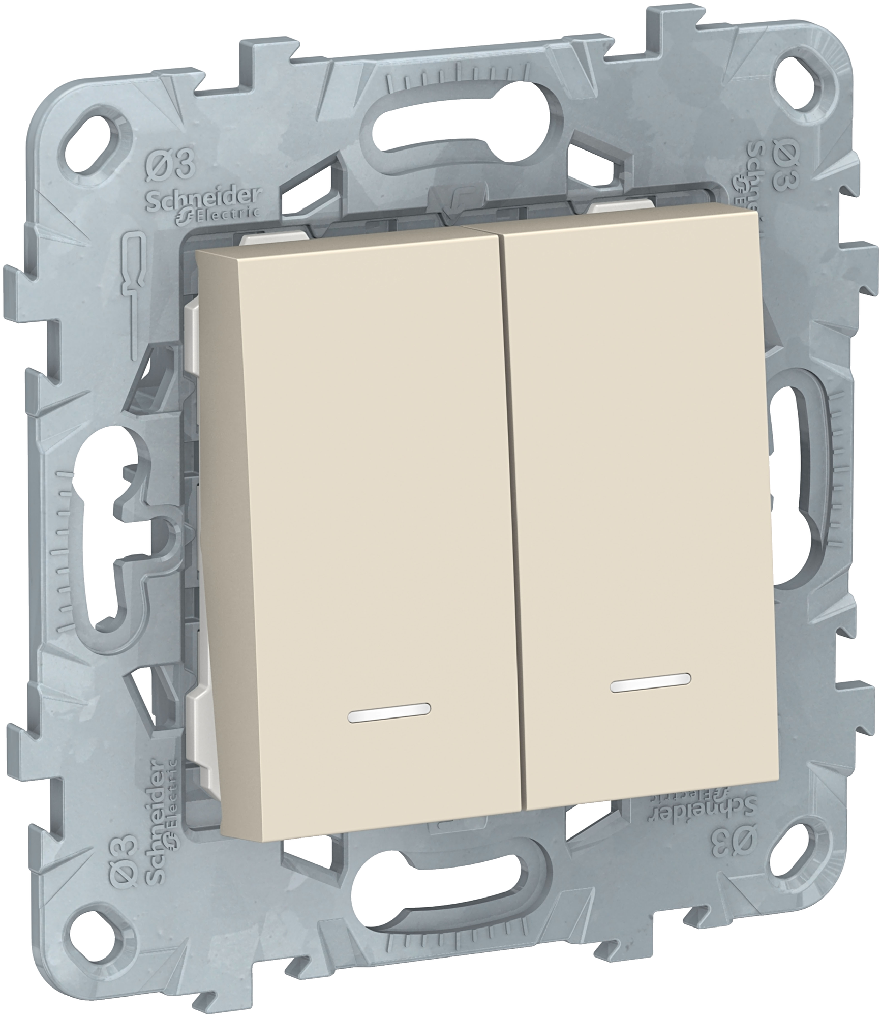 Выключатель Schneider Electric NU521344N UNICA, 10 А