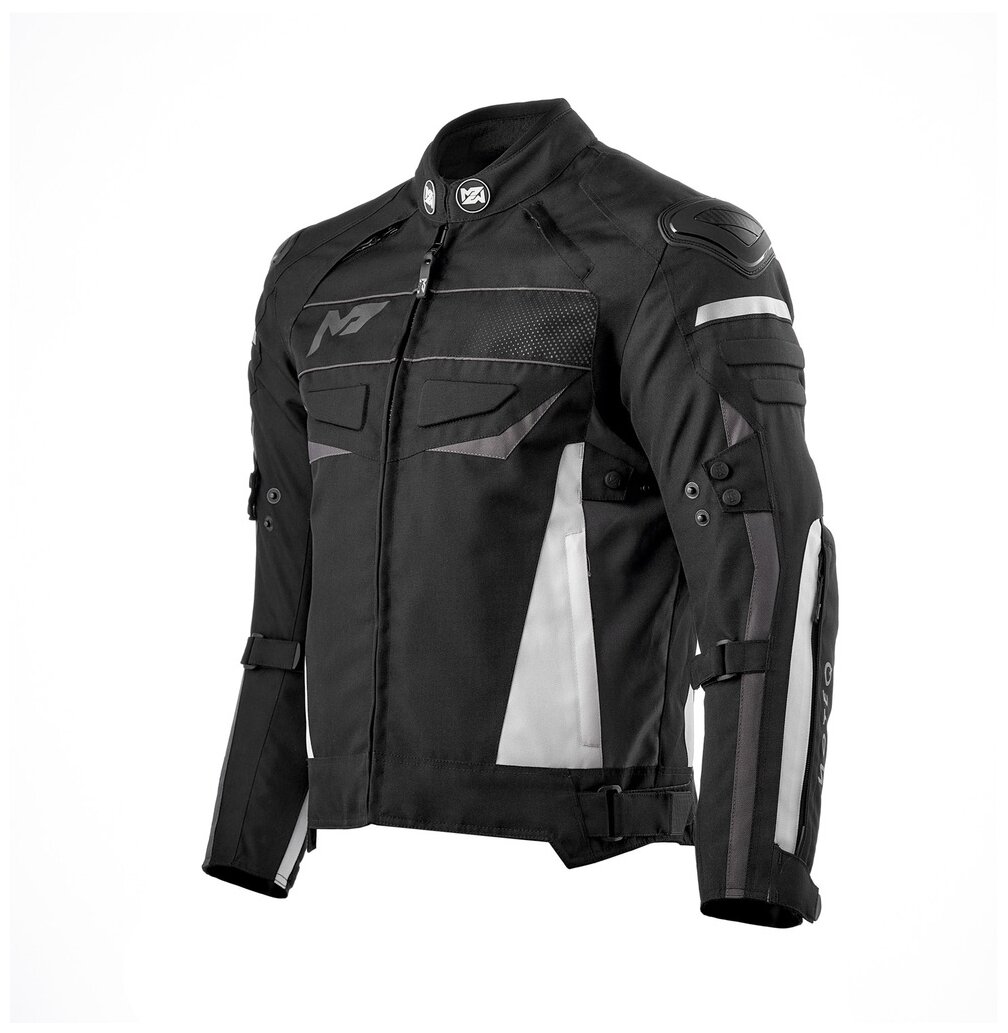 Куртка текстильная MOTEQ CLYDE мужской(ие) черный/белый M