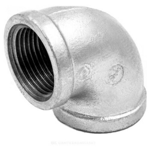 Угольник проходной чугун оц Ду 25 (1