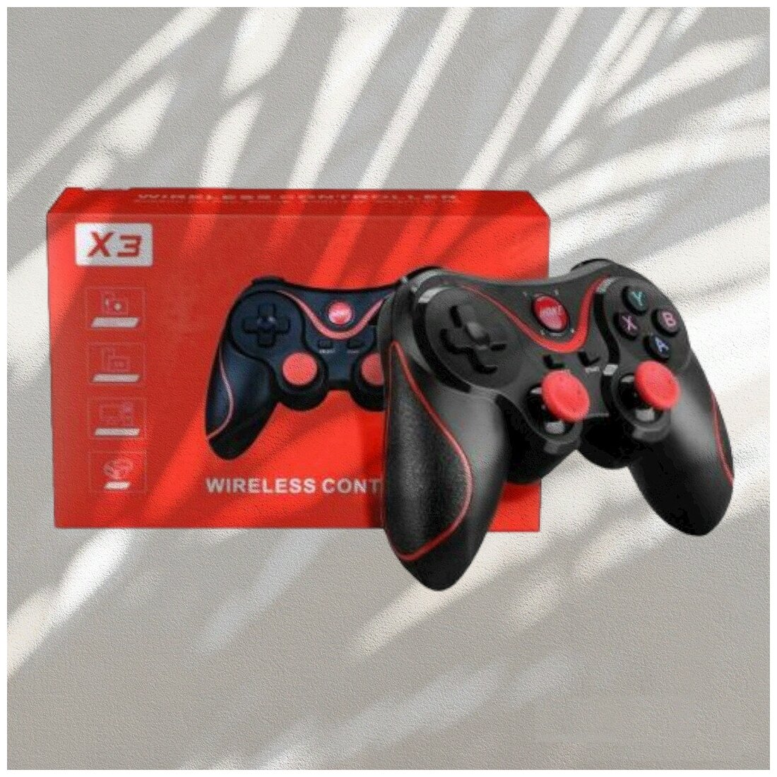 Беспроводной игровой геймпад WIRELESS CONTROLLER Х3 Bluetooth джойстик для телефона смартфона Контроллер X3 Android