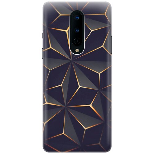 фото Re:pa накладка transparent для oneplus 8 с принтом "графитовый узор"