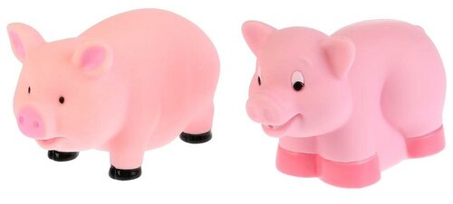 Игрушка для ванной Играем вместе Свинки (LXB104-410), розовый
