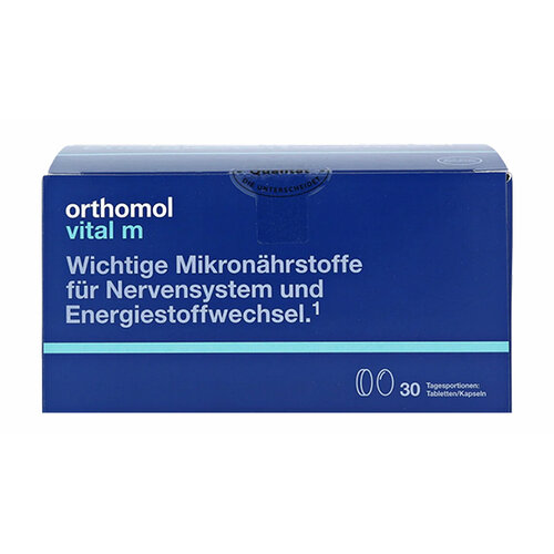 Комплекс для мужчин, регулярно подвергающихся стрессу Orthomol Vital M