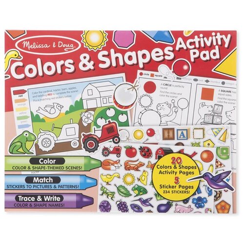 фото "творчество"набор стикеров "цвет и формы" melissa doug 8564 melissa & doug