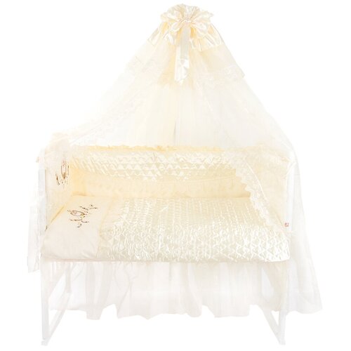 фото Комплект в кроватку для новорожденных "эстель" золотой гусь