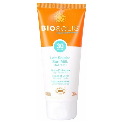 Солнцезащитное молочко для всей семьи, натуральное, BIOSOLIS SPF 30, 100 мл