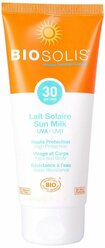 Biosolis Солнцезащитное молочко для лица и тела SPF 30 100 мл