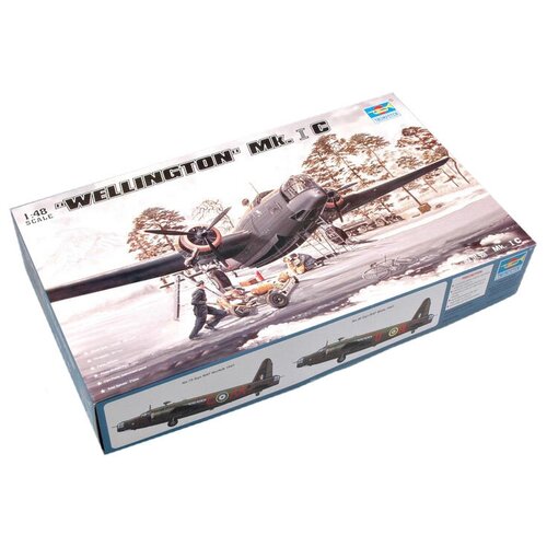 сборная модель trumpeter h 81a 2 avg 05807 1 48 Сборная модель Trumpeter Wellington Mk.1C (02808) 1:48