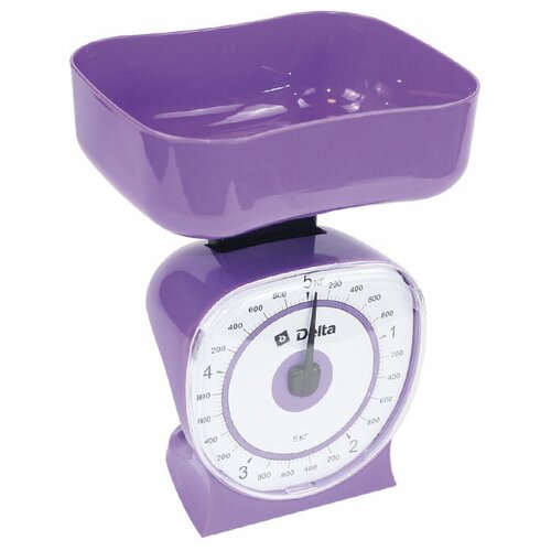 фото Весы настольные с чашкой delta кса-106 фиолетовый: 5 кг. (12)