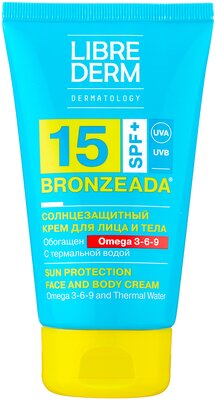 Librederm Librederm Bronzeada солнцезащитный крем для лица и тела Omega 3-6-9