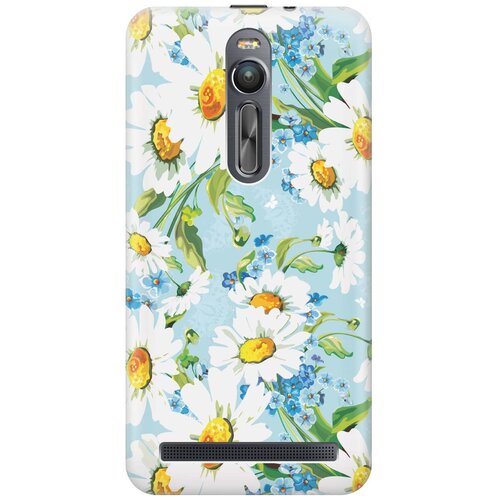 фото Cиликоновый чехол на asus zenfone 2 (ze551ml) / асус зенфон 2 с принтом "поле ромашек" gosso