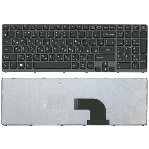 Клавиатура keyboard 149151211 для ноутбука Sony Vaio E15 E17 SVE15 SVE17 SVE1511B1RBRU3 SVE1511S9RBRU3 черная 1134₽