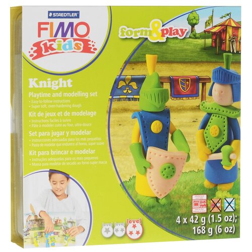 Набор для лепки FIMO kids form&play Детский набор Рыцарь (8034 05 LZ) 42 г