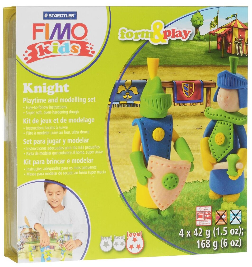 Набор для детей FIMO kids farm&play «Рыцарь»