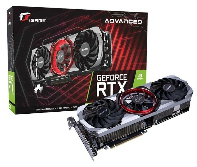 Видеокарта Colorful NVIDIA GeForce RTX 3090 Advanced OC-V 24 Гб DDR6X 384 бит (RTX 3090 Advanced OC-V)