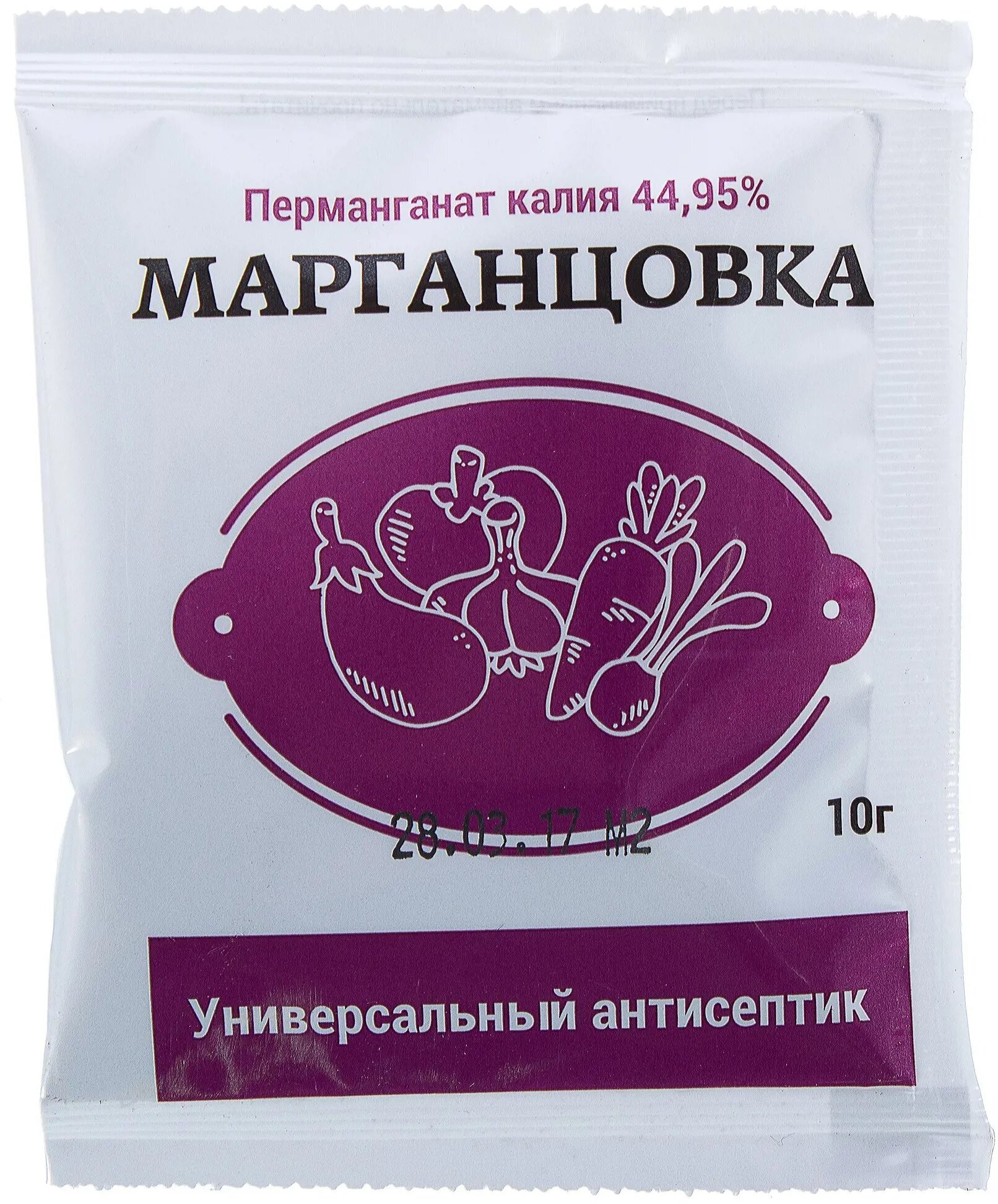 Удобрение Марганцовка 44.9% 0.01 кг - фотография № 1