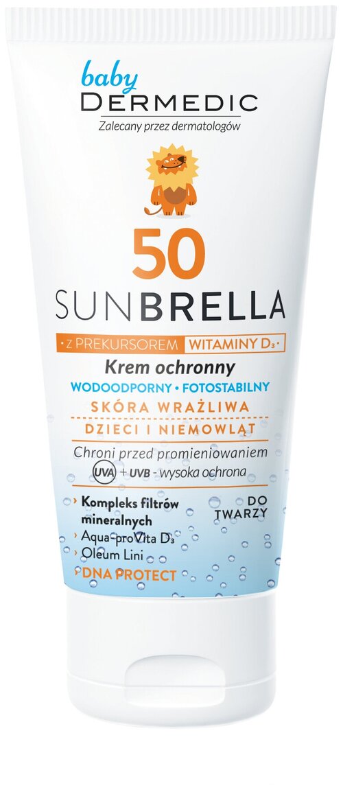 Dermedic Dermedic Sunbrella Baby солнцезащитный крем для детей SPF 50, 50 мл