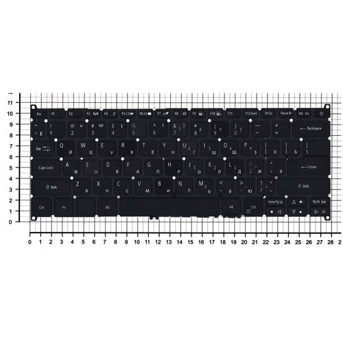 Клавиатура для ноутбука Acer Swift 3 SF314 черная с подсветкой 3845₽