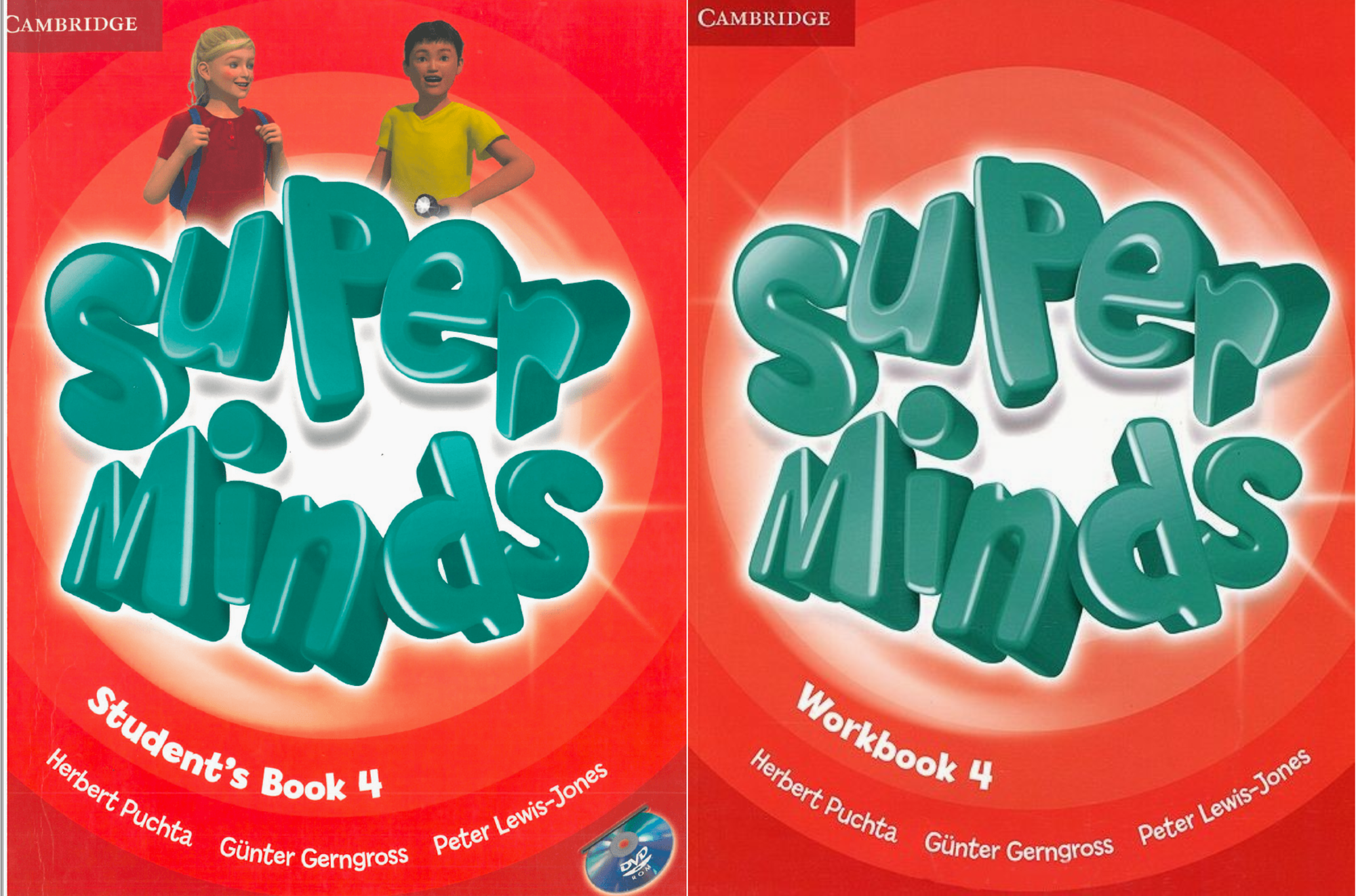 Super Minds 4 комплект Учебник + рабочая тетрадь + диск