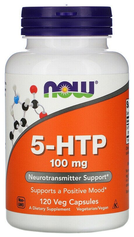 Now foods 5-HTP 100 mg 120 капс.