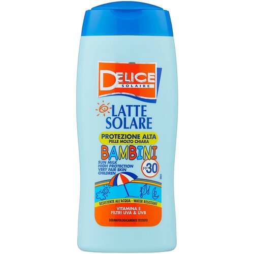 Delice Solaire Delice Solaire Bambini солнцезащитное молочко для детей SPF 30, 250 мл молочко солнцезащитное spf50 delice solaire sunscreen for kids 100 мл