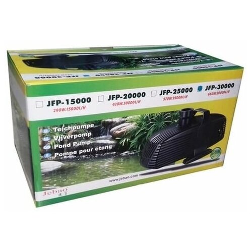 насос для пруда каскада и фильтрации jsp 40000 jebao Насос для пруда JFP JSP 30000 JEBAO производительность 30000 литров в час