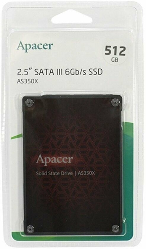 Накопитель SSD 2.5'' Apacer Panther AS350X ver. 2.0, SATA III, 3D TLC, 512 ГБ - фото №7