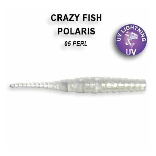 Силиконовая приманка мягкая съедобная Crazy Fish Polaris 1.8 45 мм 5-45-5-1 8 шт.