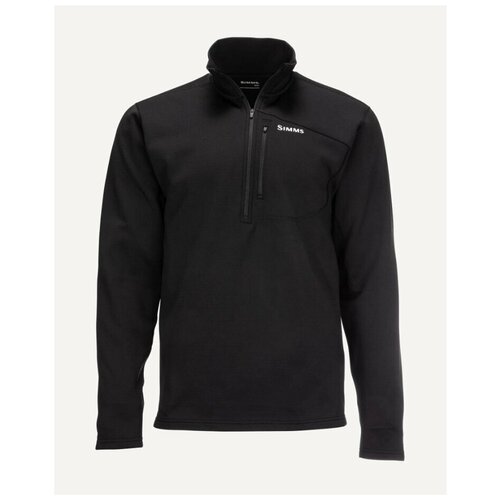 Simms Толстовка Thermal 1/4 Zip Top black, Мужской, XL активный отдых