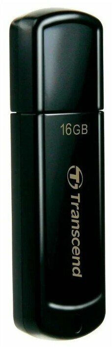 Флешка Transcend JetFlash 350 (TS16GJF350) черный 16GB (USB2.0)