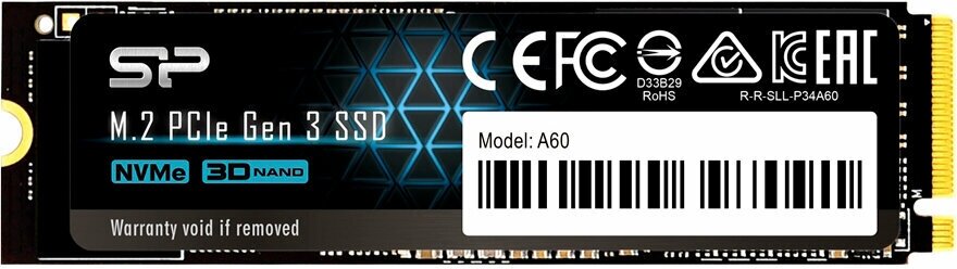 SSD накопитель SILICON POWER M-Series 256Гб, M.2 2280, PCI-E x4, NVMe - фото №4