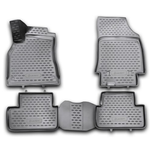 фото Element коврики 3d в салон renault fluence 2010->, 4 шт. (полиуретан)