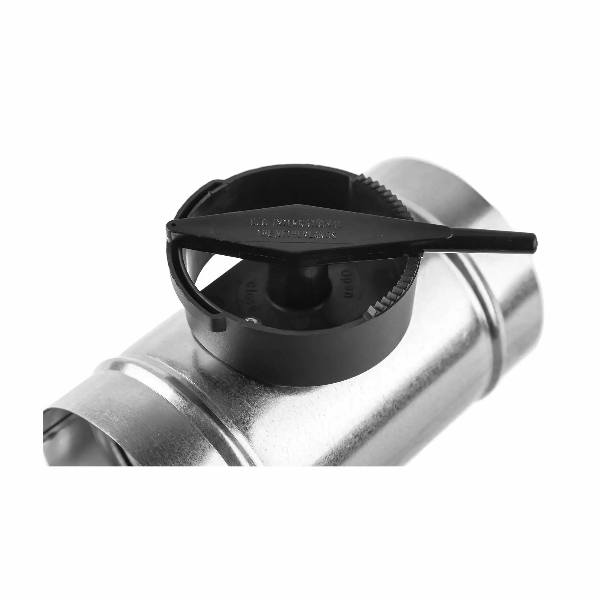 Дроссель-клапан для круглых воздуховодов Ore D125 мм металл - фотография № 3