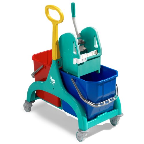 Клининговая тележка TTS Nick 30 база зеленая (00006183)