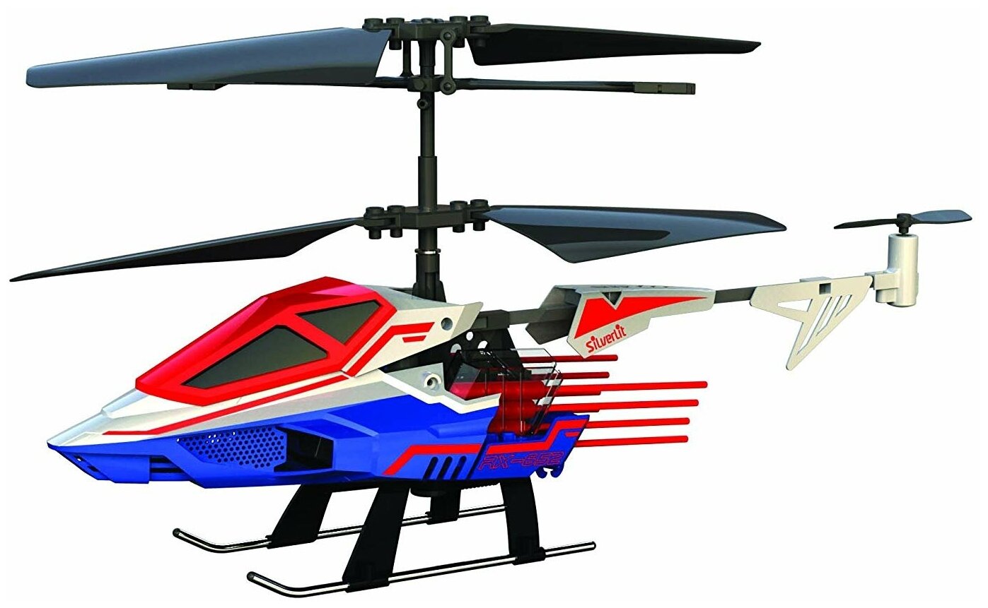 Вертолет Silverlit Heli Sniper 2, со стрелами, 3-х канальный, синий 84781